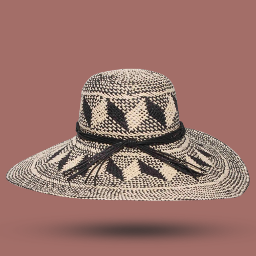 Loevenich - Large Bell Hat With Geometric Pattern