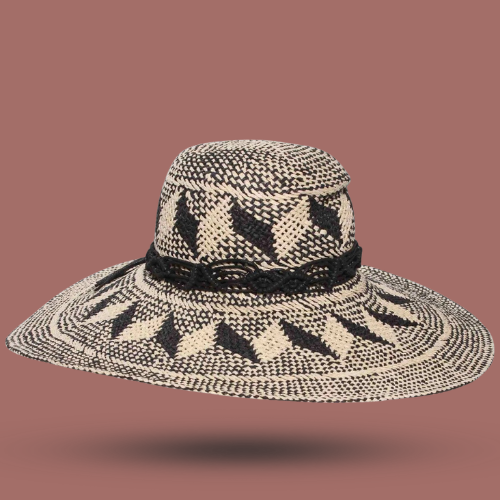 Loevenich - Large Bell Hat With Geometric Pattern