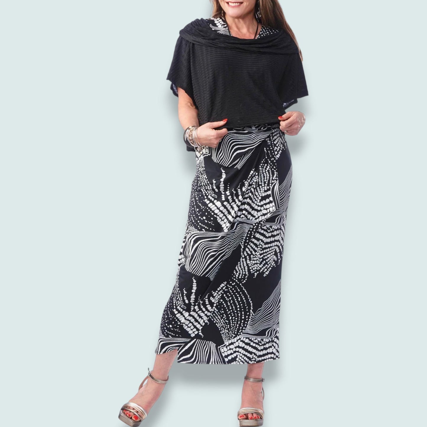 Rapz - Cap Sleeve Maxi Dress