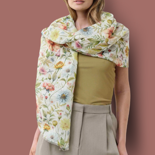 Fraas - Floral Print Scarf