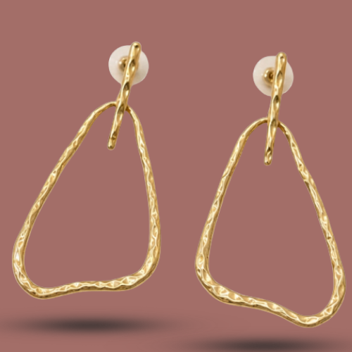 Audrey's - Organic Sculpted Drop Earrings