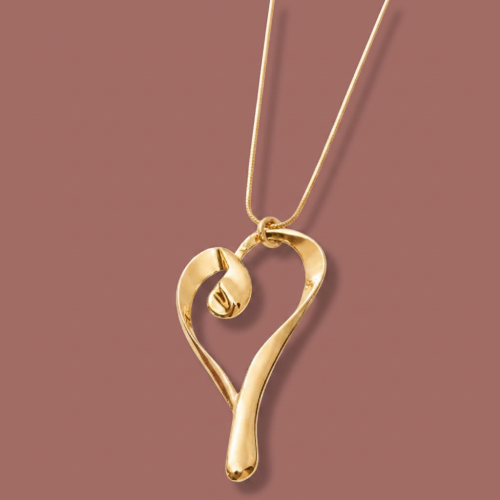Audrey's - Open Heart Pendant Necklace