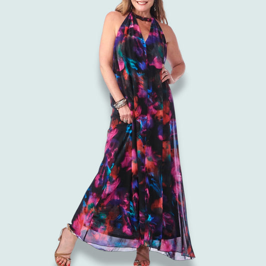 Rapz - Chiffon Halter Dress