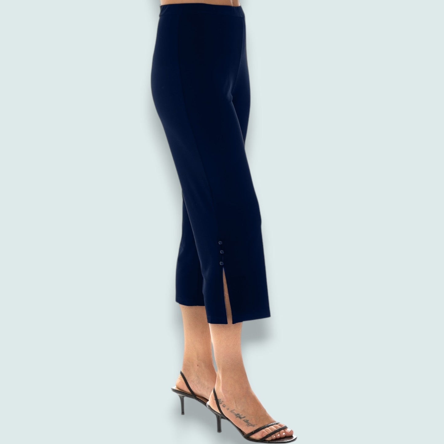 Bali- Capris With Button Detail