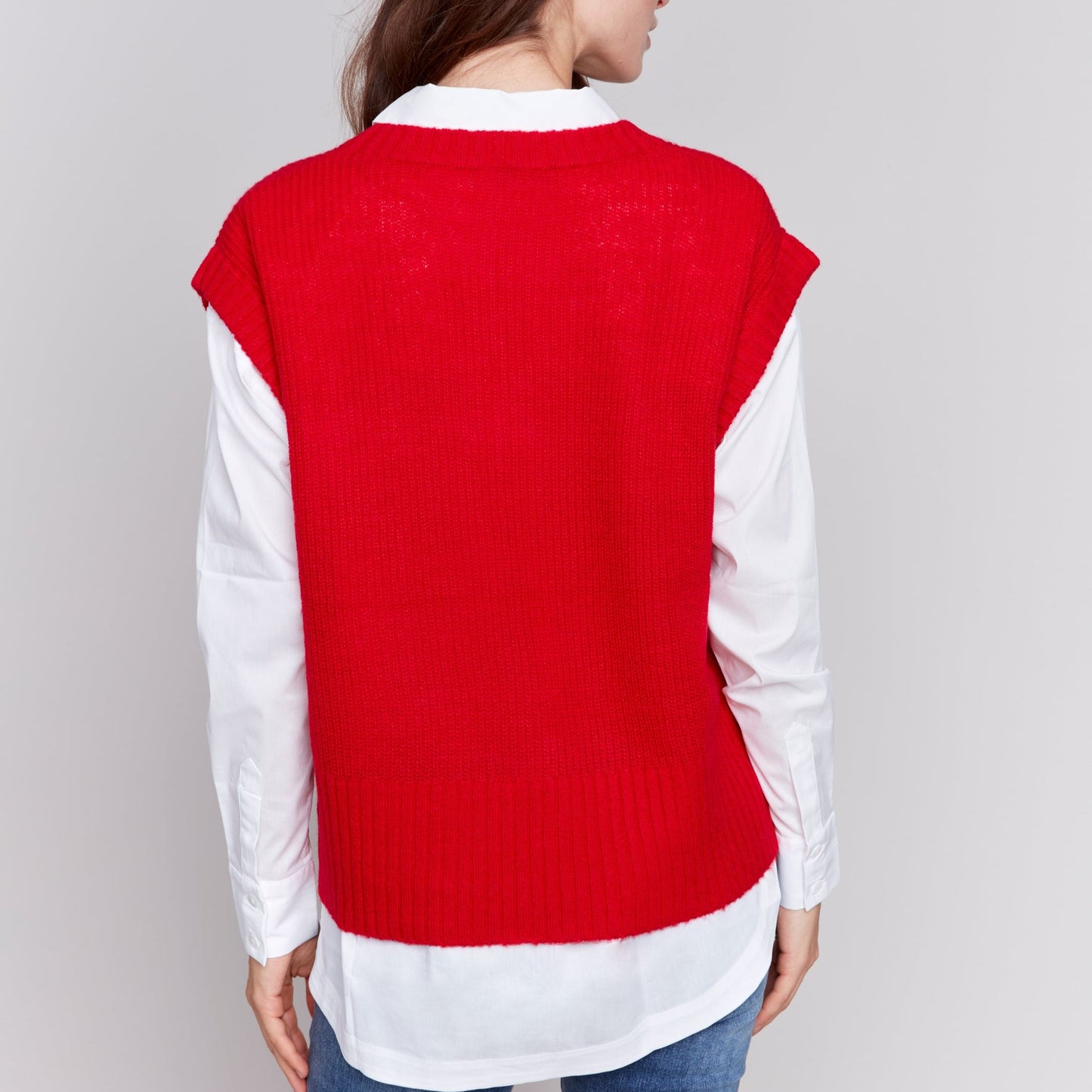 Charlie B - V-Neck Sweater Vest