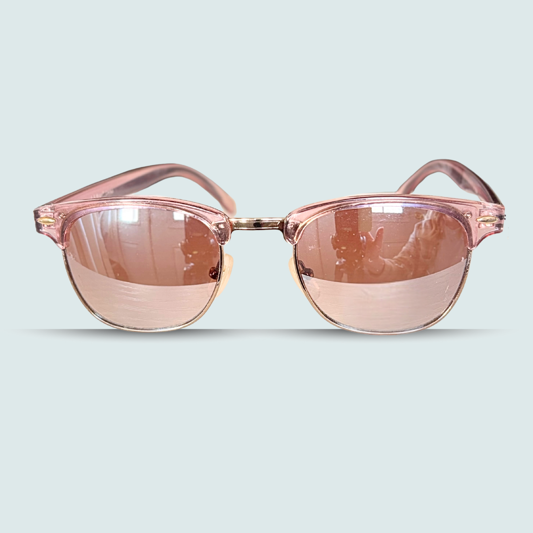 A.J Morgan - Half-Rim Rounded Sunglasses