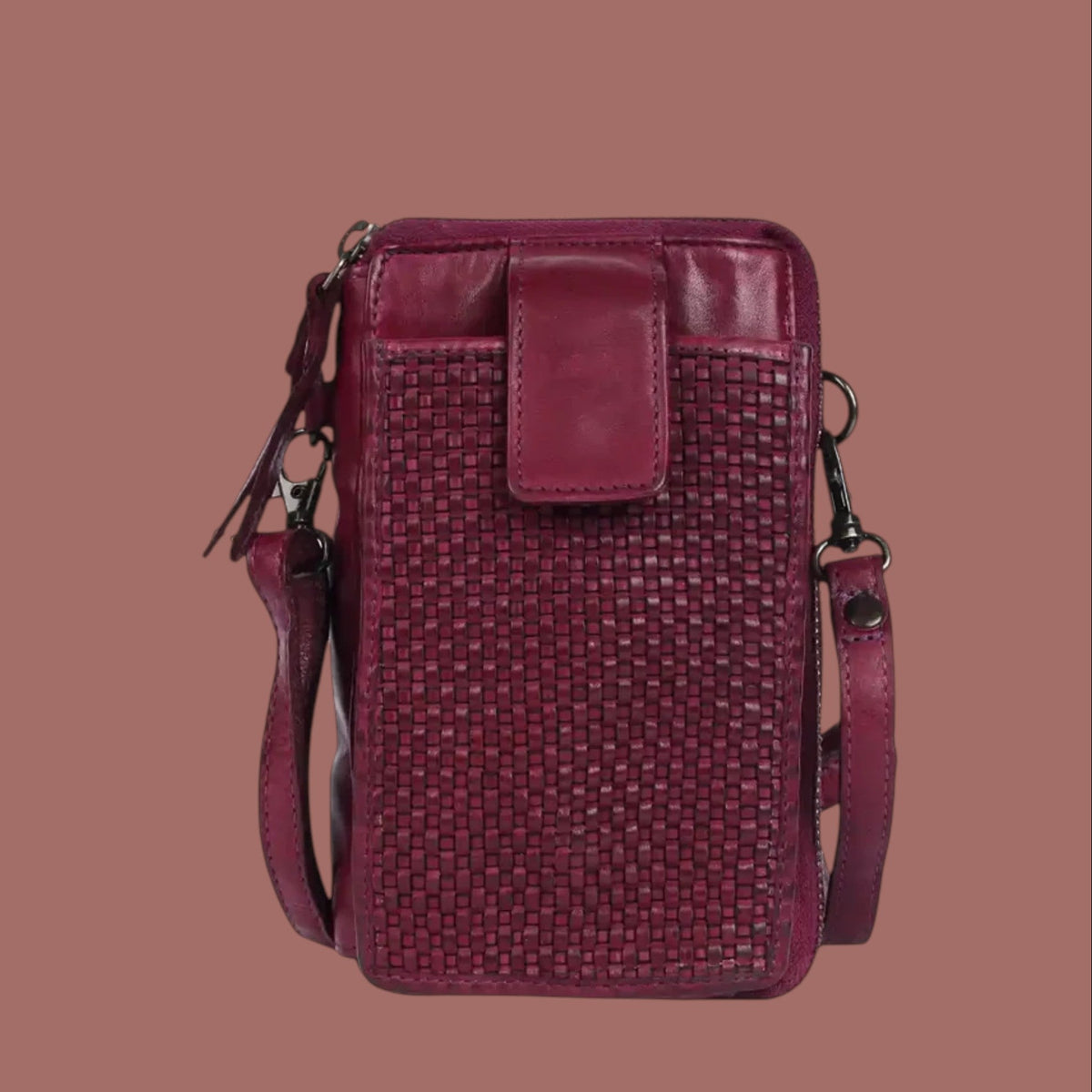 Milo - Ella Genuine Leather Crossbody Phone Bag