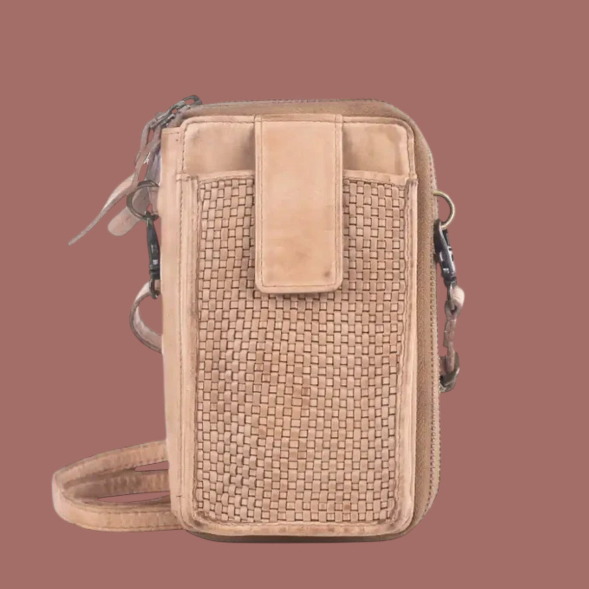 Milo - Ella Genuine Leather Crossbody Phone Bag