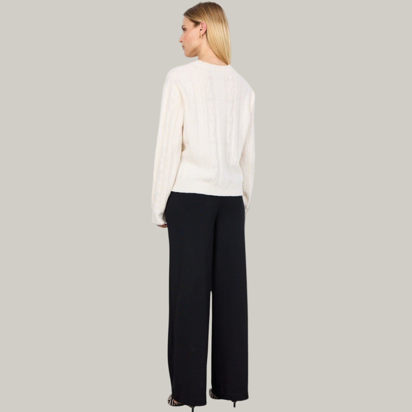 Soya Concept - Cable Knit Pullover Sweater