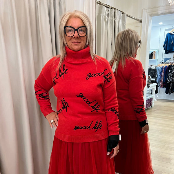 Alison Sheri - Cowl Neck Sweater