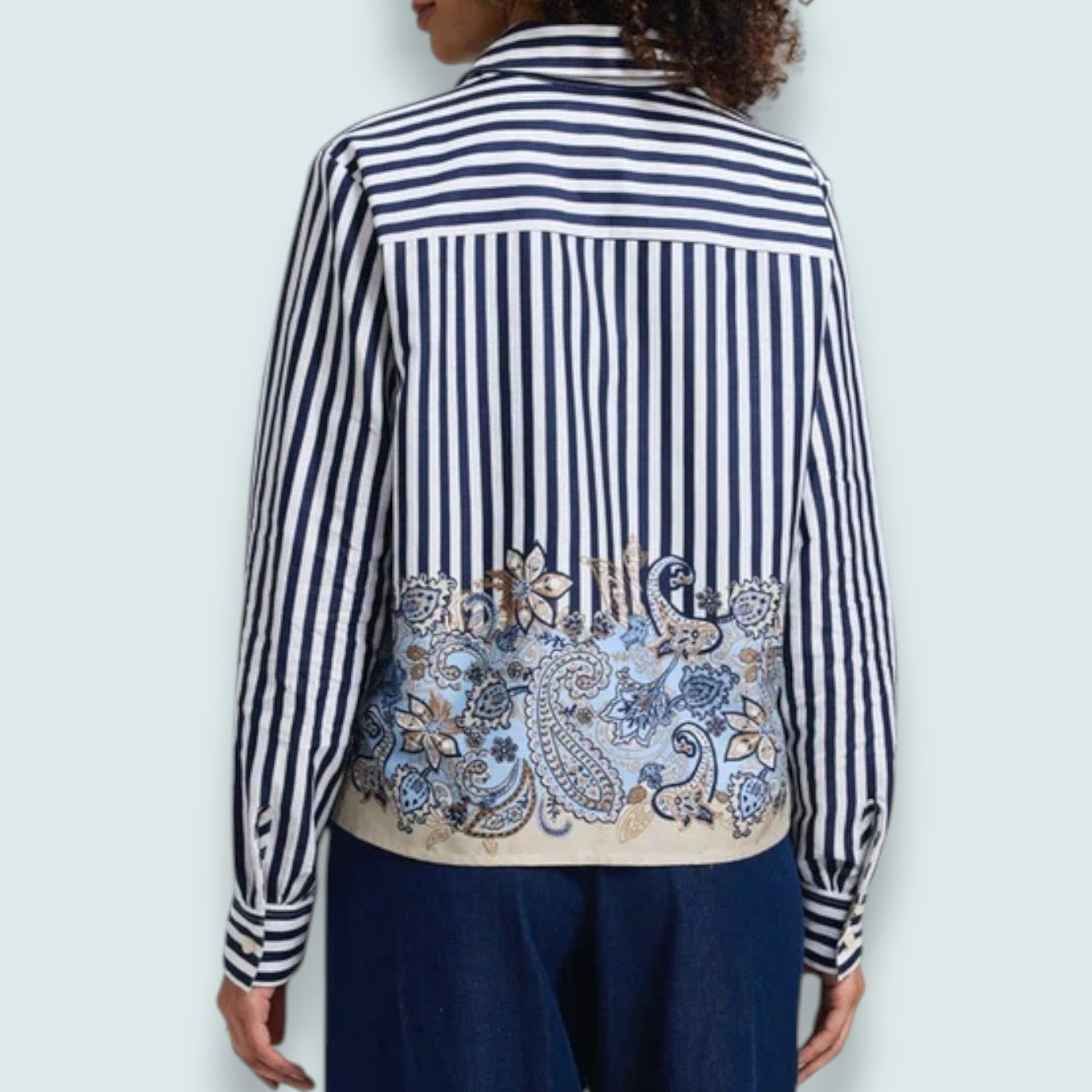 Foxcroft - Jodie Long Sleeve Short Blouse