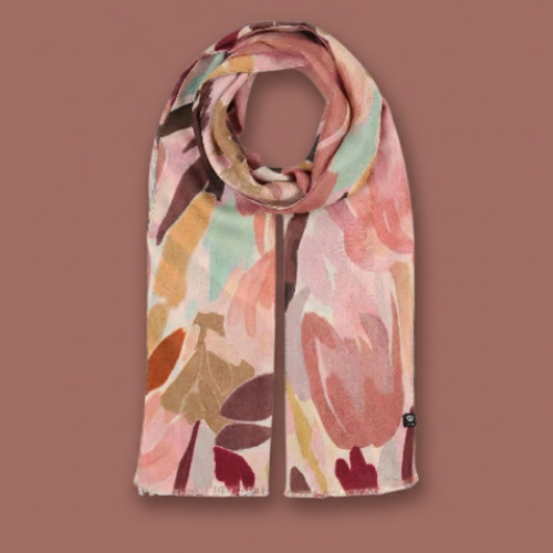 Fraas - Abstract Floral Lightweight Scarf