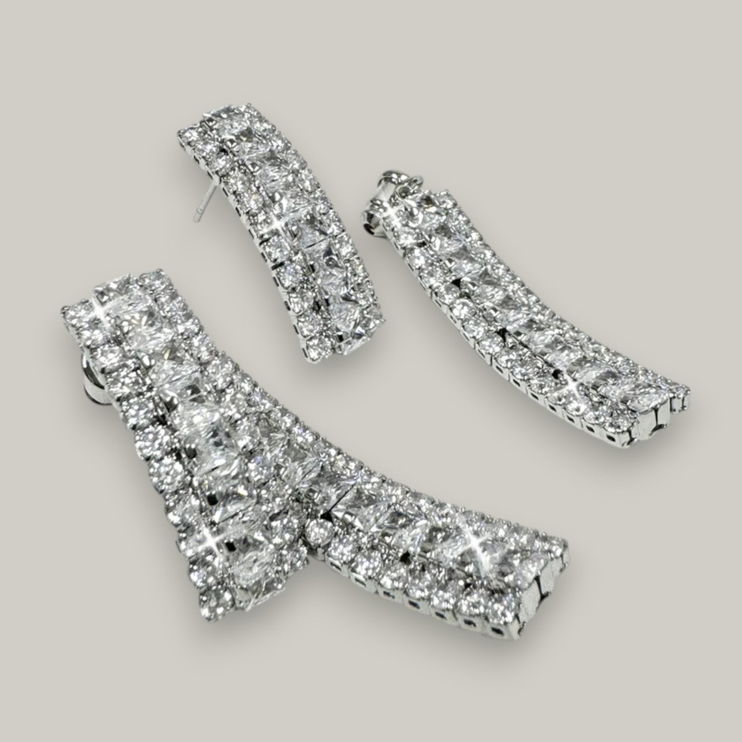 Jacqueline Kent - Split Bar Earrings
