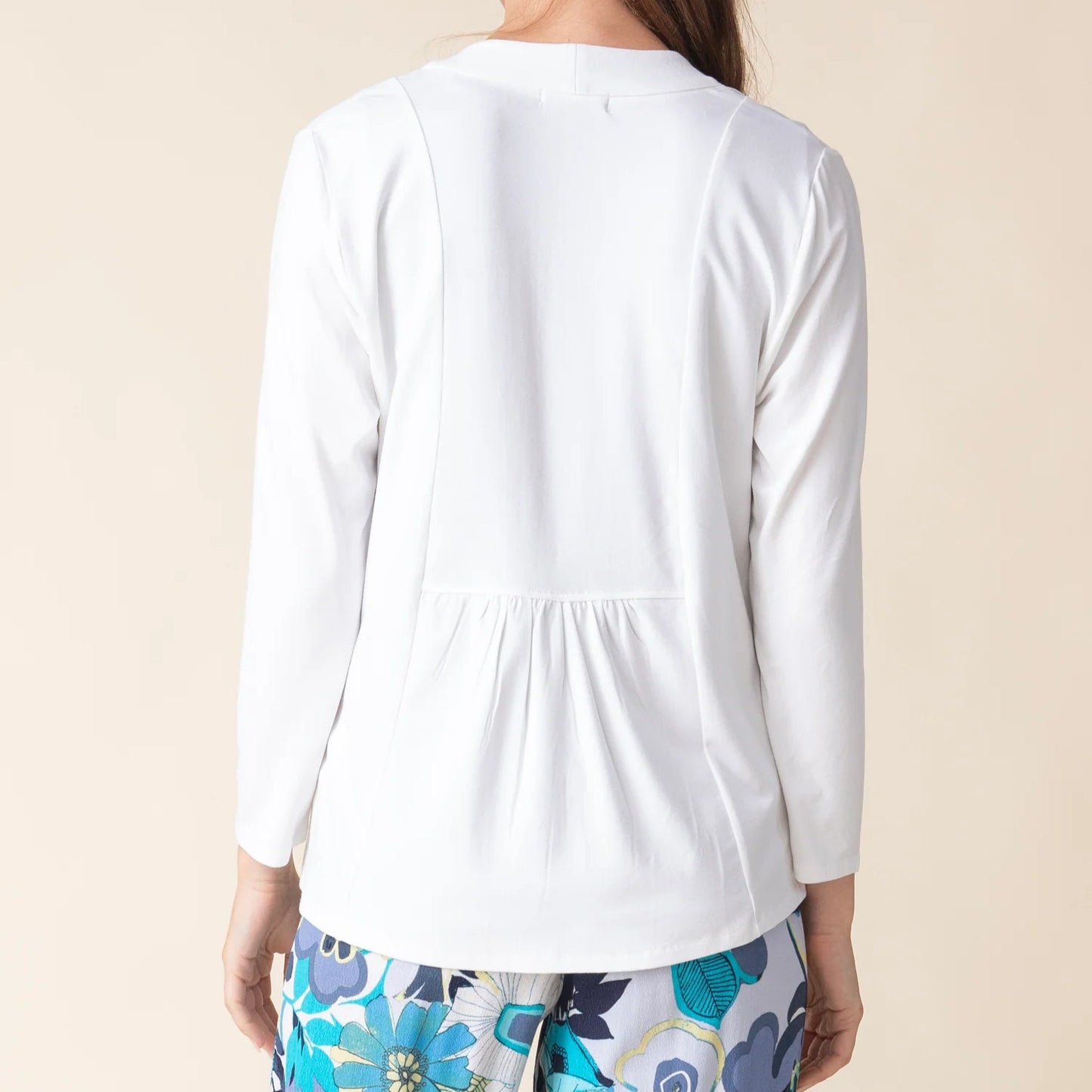 Habitat - Open Front Cardigan With Pleated Back