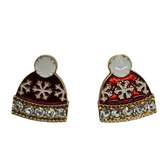 Audrey's - Christmas Hat Stud Earrings