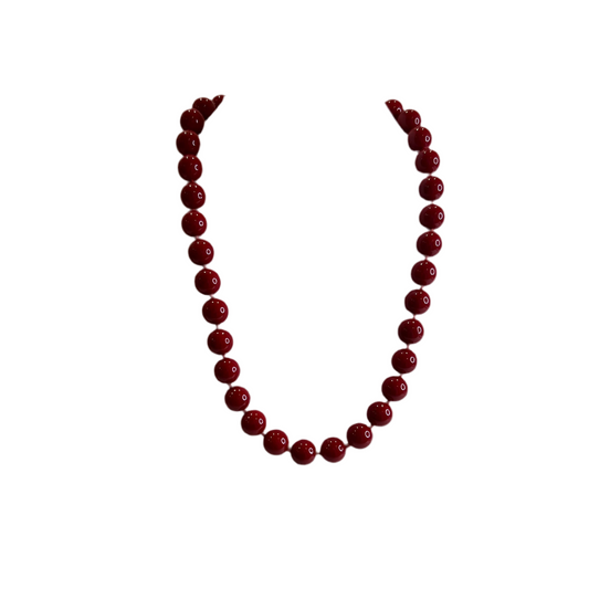 Merx - Red Beaded Necklace