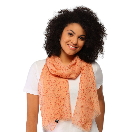 Fraas - Mille Fleur Polyester Print Scarf