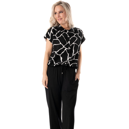 Pure - Cap Sleeve Blouse
