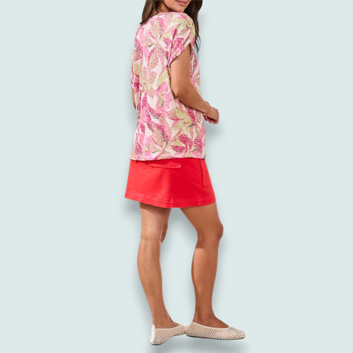 Tribal - The Flip-Neck Essential Top