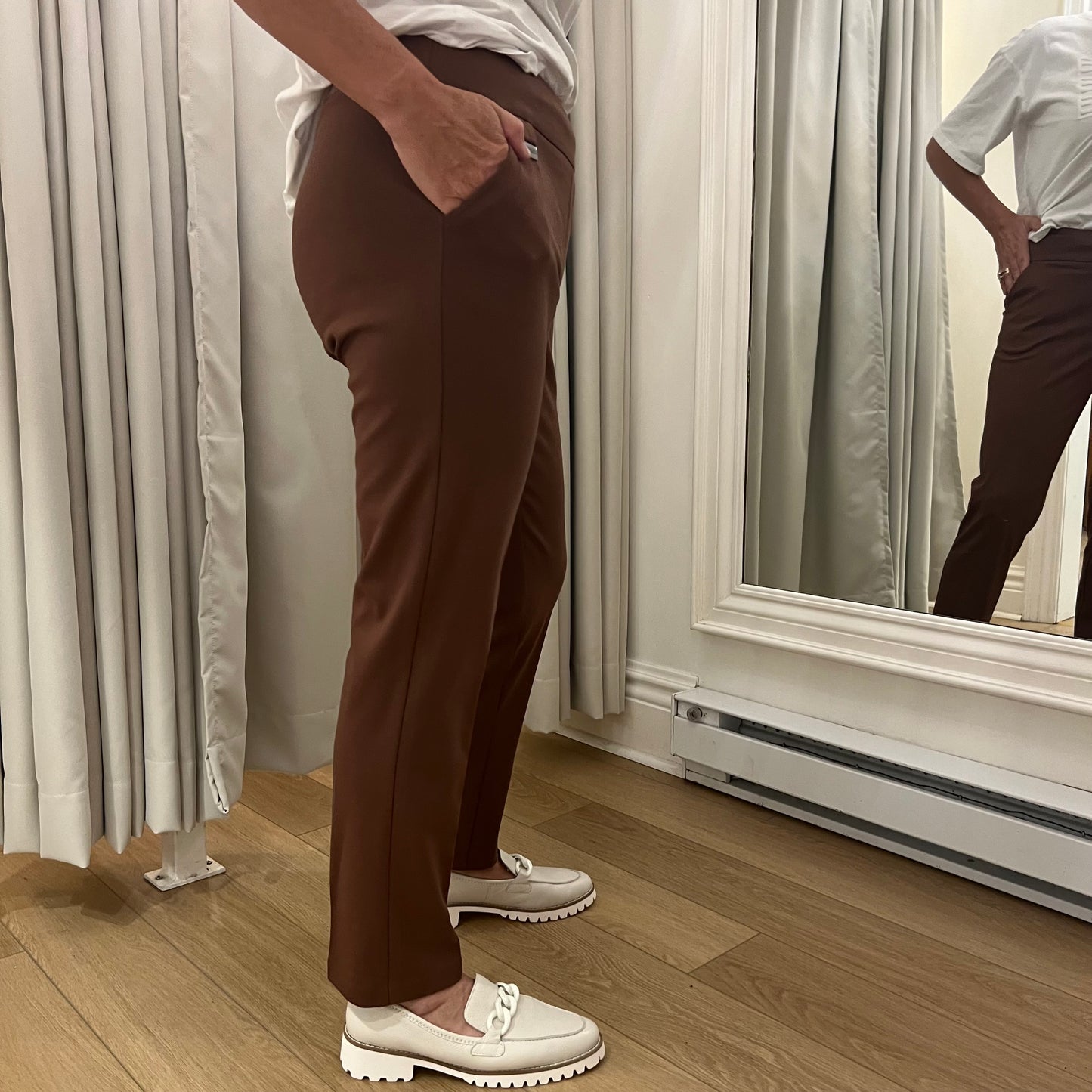 Lasania - Petite Mid-Rise Dress Pants