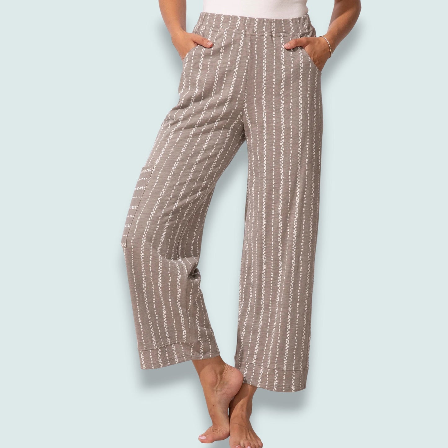 Escape - Coastal Stripe Wide-Leg Pant