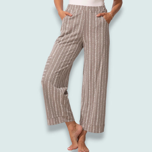 Escape - Coastal Stripe Wide-Leg Pant