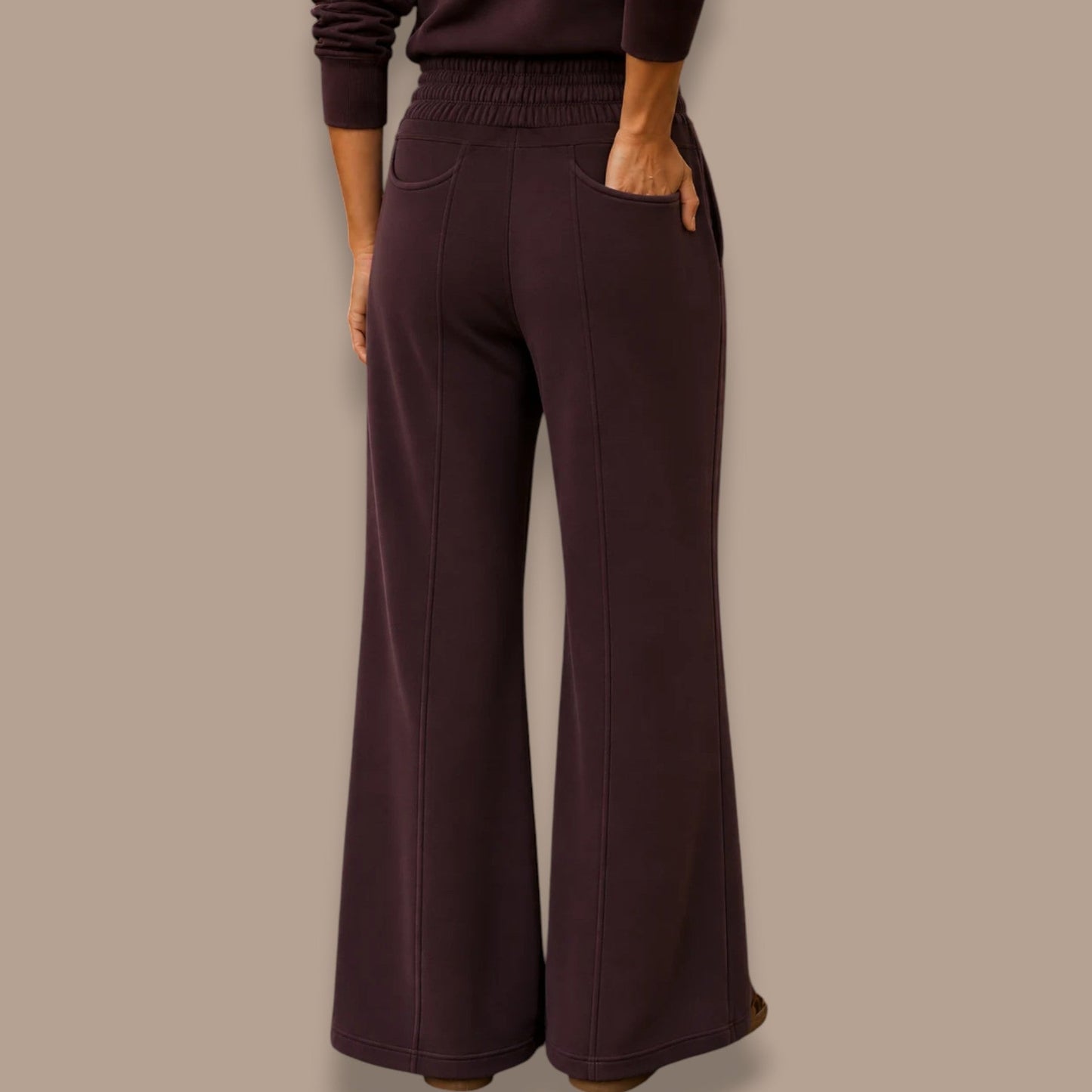 Tribal - Soft Modal Wide Leg Pant With Pintuck Detail