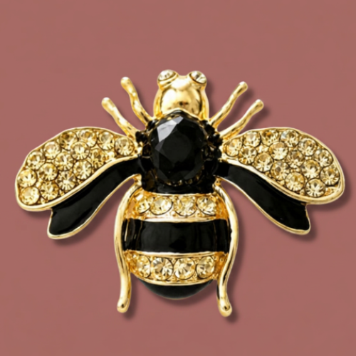 Audrey's - Sparkling Bumble Bee Brooch