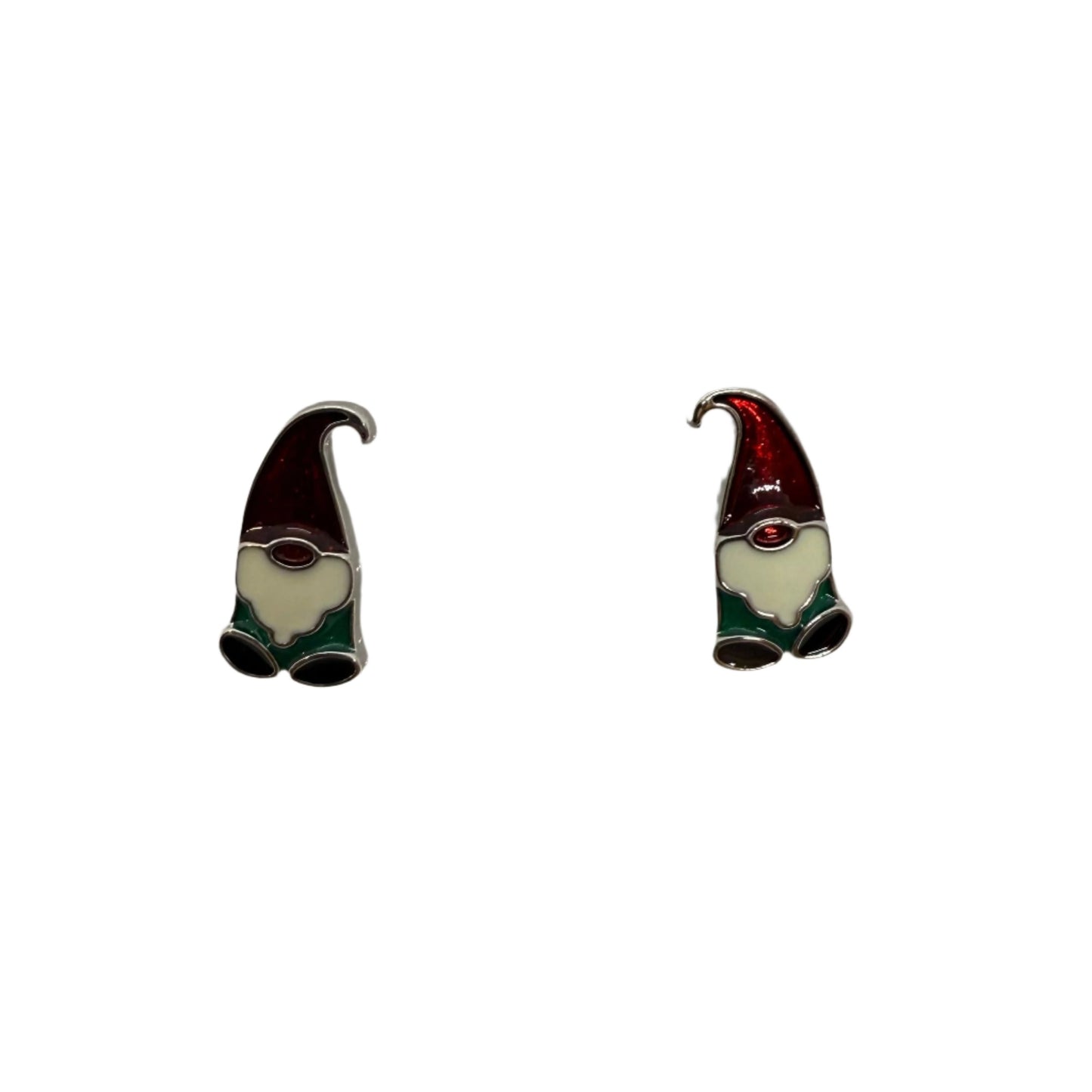 Audrey's - Rhodium Gnome Stud Earrings