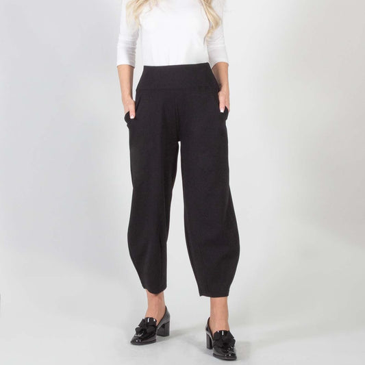 Pure - Pull-On Pants With Taperd Bottom