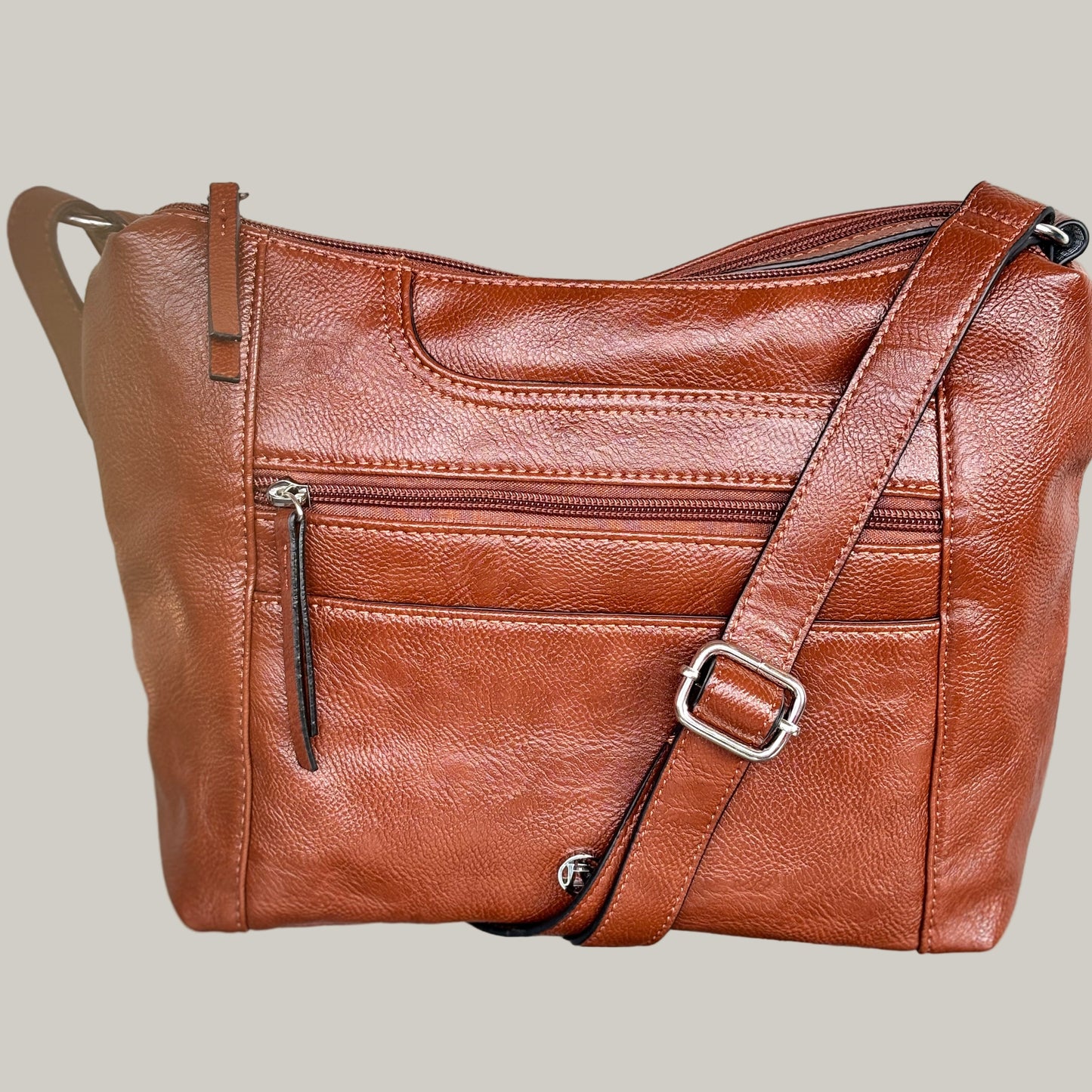 La Diva - Double Top Zip Closure Purse