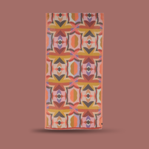 Fraas - Retro Geometric Print Lightweight Scarf