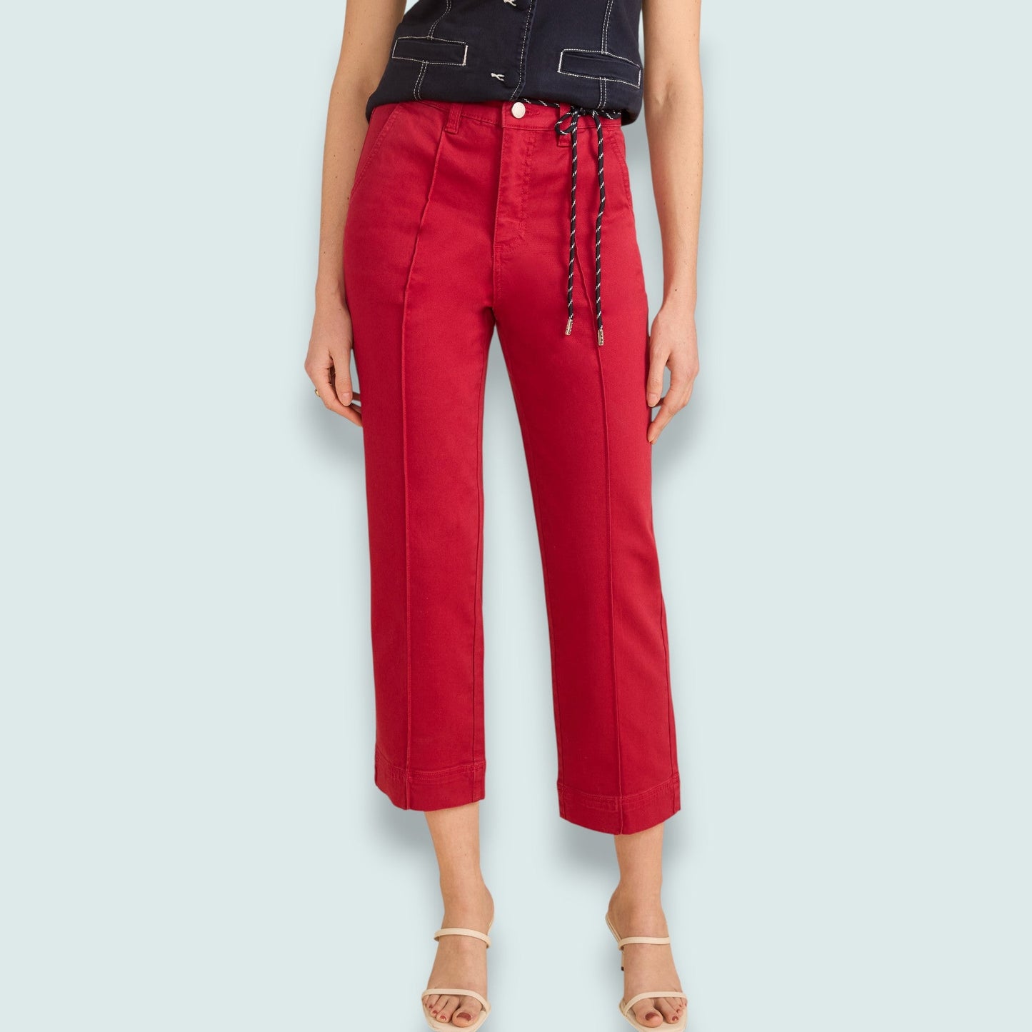 FDJ - Suzanne Tie-Waist Cropped Pant