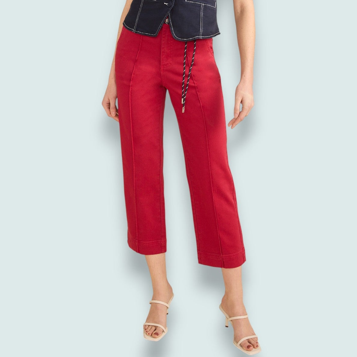 FDJ - Suzanne Tie-Waist Cropped Pant