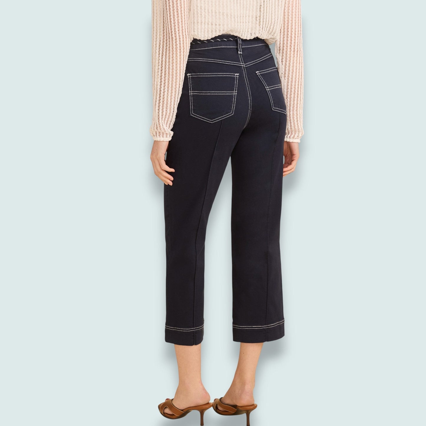 FDJ - Suzanne Tie-Waist Cropped Pant