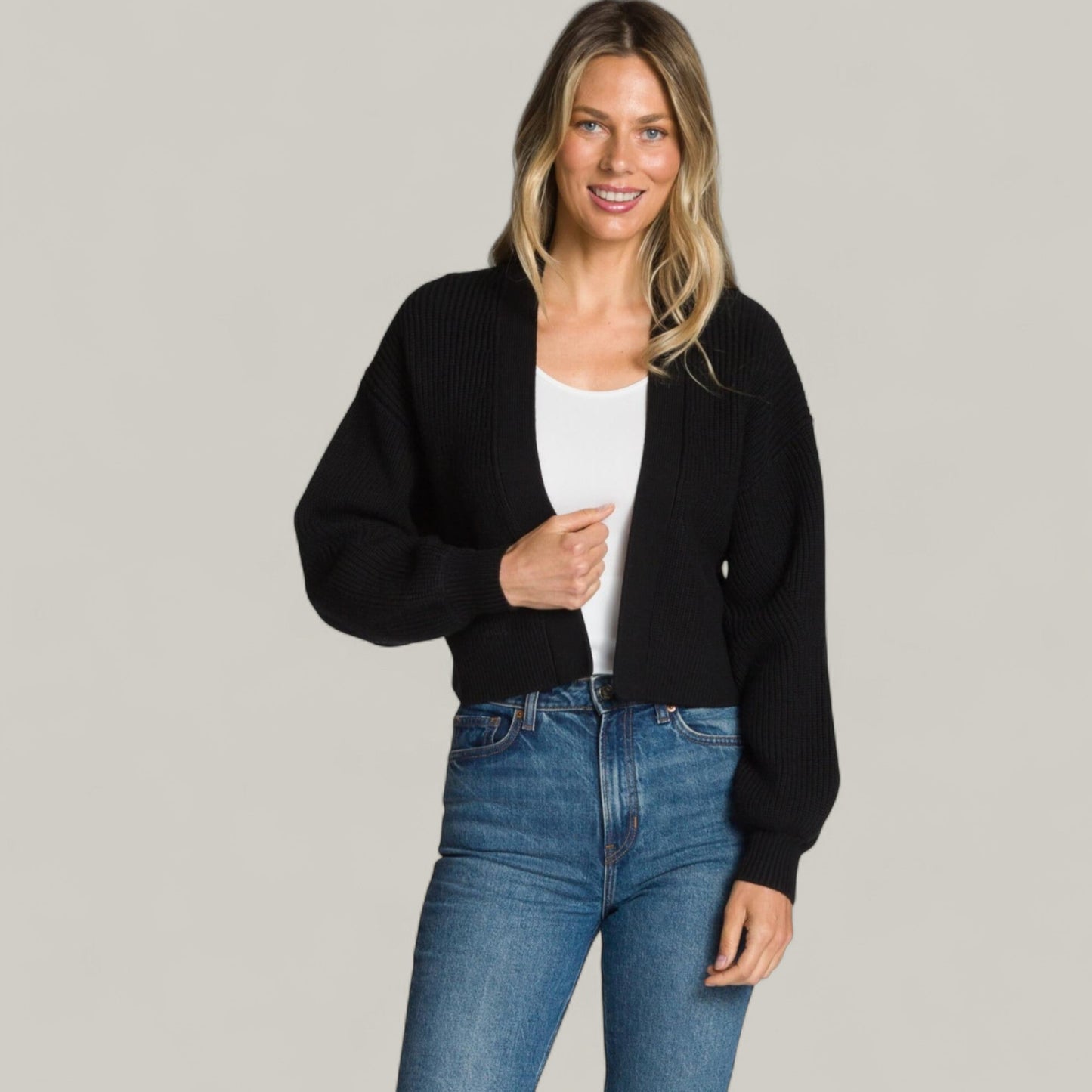 DKR - Crop Open Cardigan
