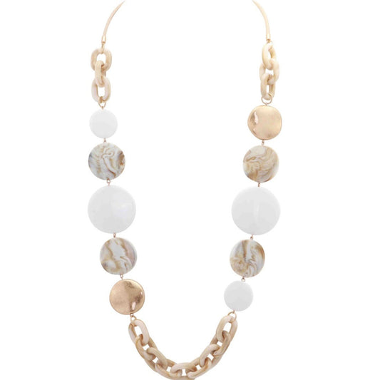 Merx - Disc Necklace With Adjustable Cord