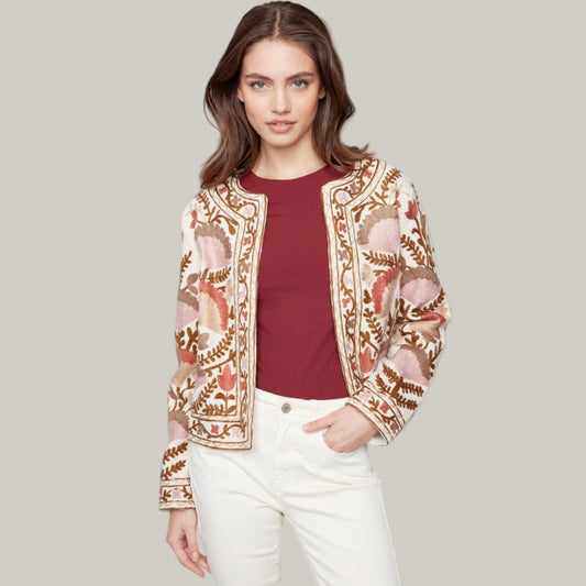 Charlie B - Edge to Edge Embroidered Jacket