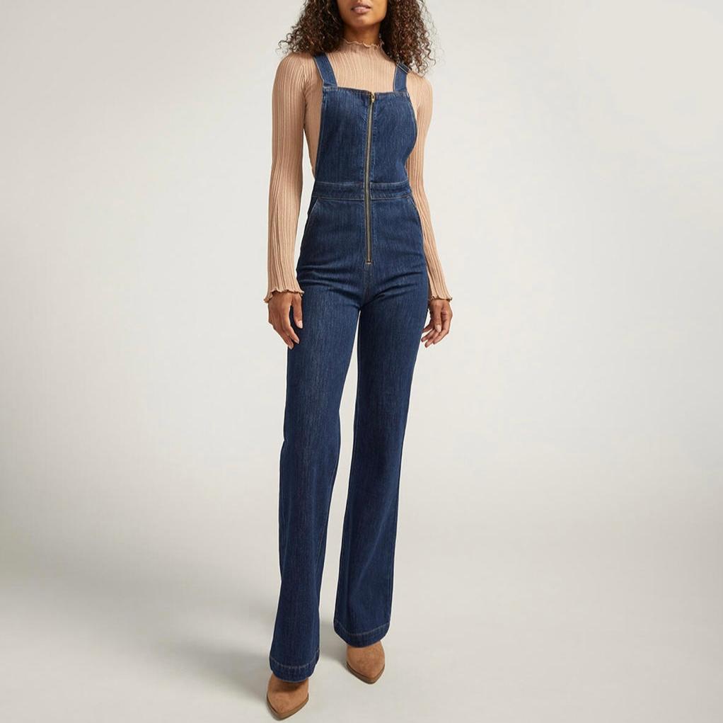 Silver Jeans - Flare Leg Overalls