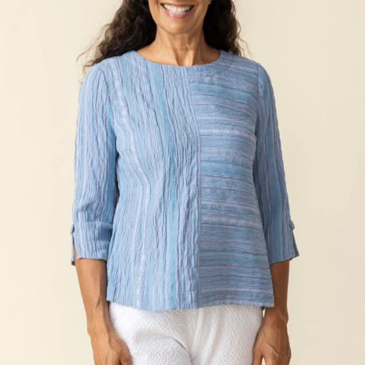 Habitat - Button Back Pullover In Baja Weave