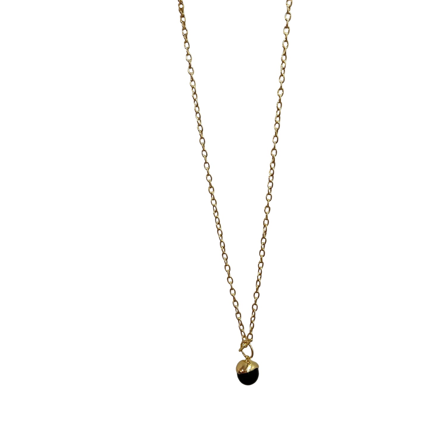 Merx - Black Sphere Necklace