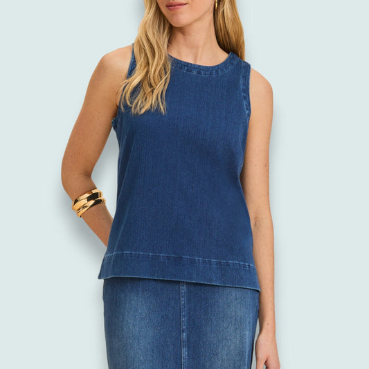 FDJ - Denim Sleeveless Top