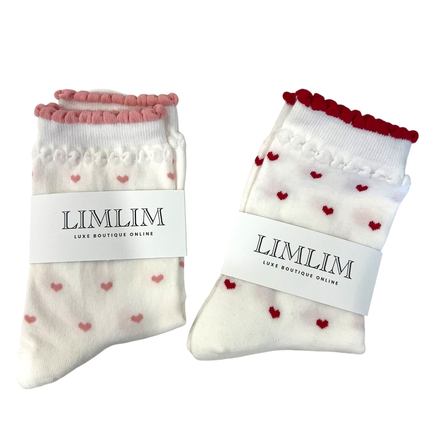 Limlim - Pink Frill Socks