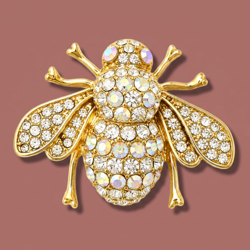 Audrey's - Sparkling Crystal Bee Brooch