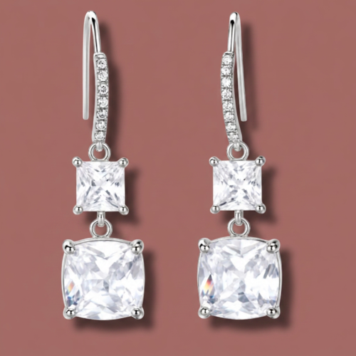 Audrey's - Crystal Cascade Drop Earrings