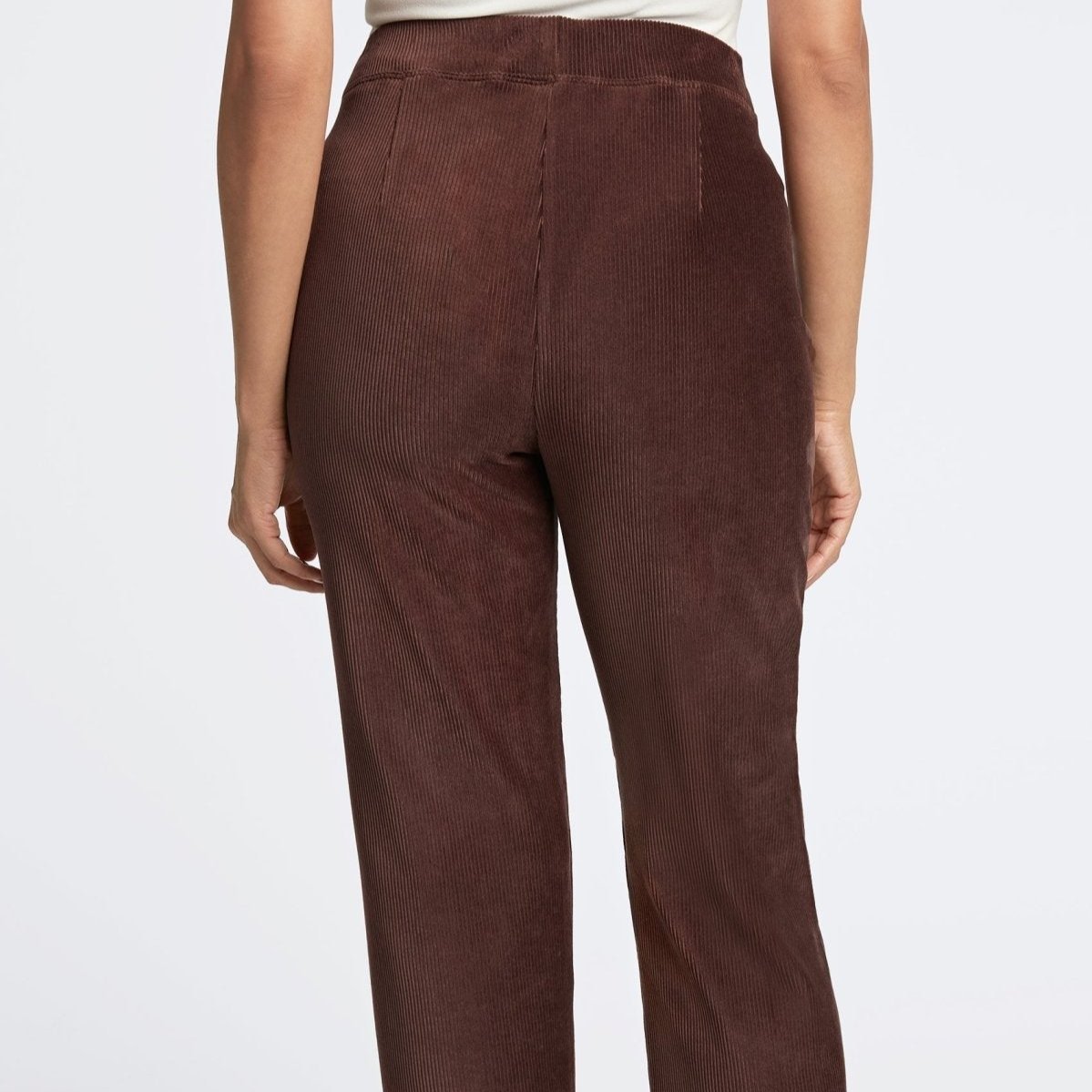 Foxcroft -Plush Cord Ankle Length Pants