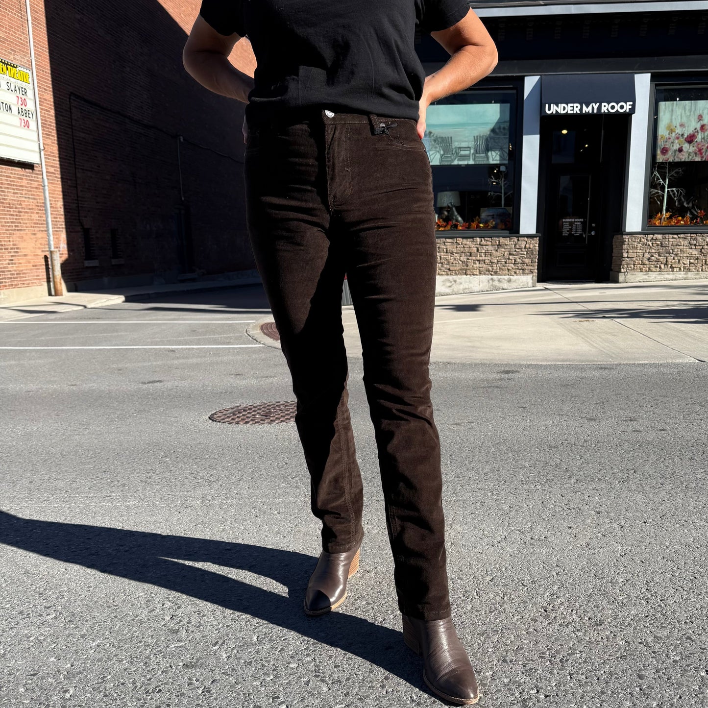 Carreli - Straight Leg Corduroy Pants