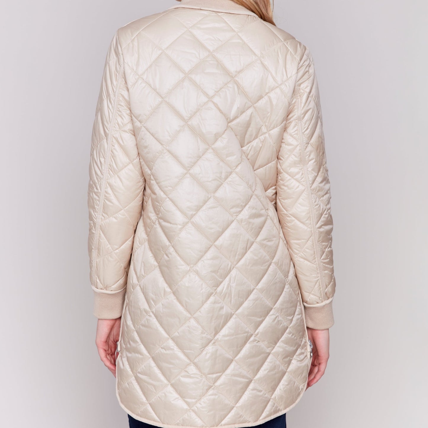 Charlie B - Reversible Quilted Puffer Coat