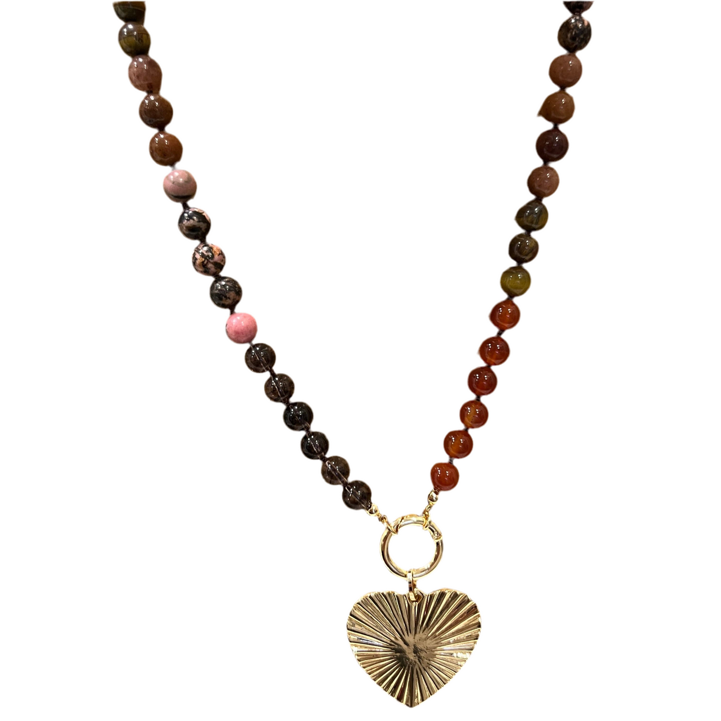 Merx - Beaded Necklace With Heart