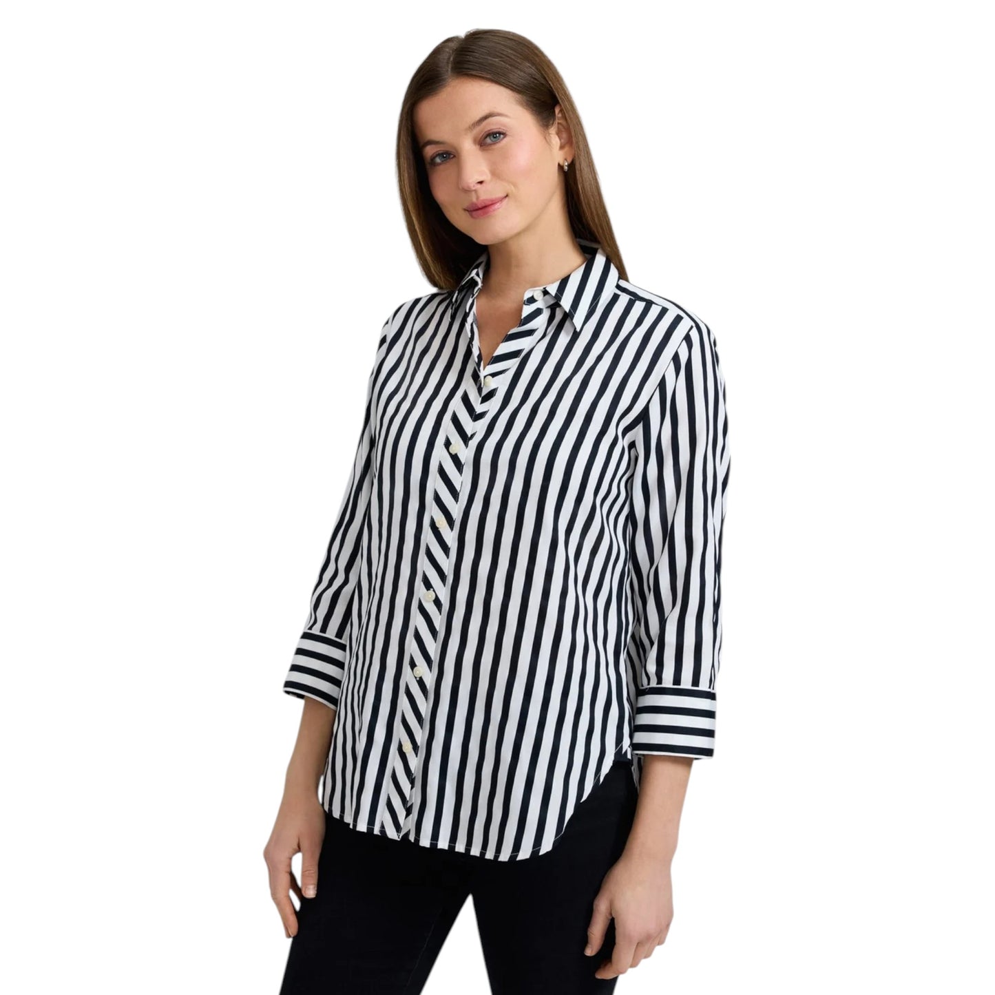 Foxcroft - Meghan 3/4 Sleeve Blouse